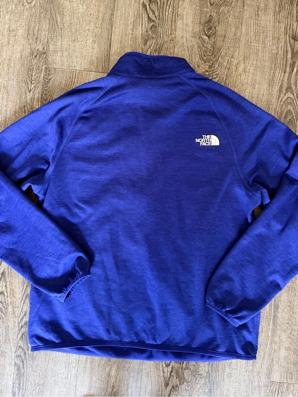 The North Face Men's Royal Blue Zip-Up Fleece Jacket